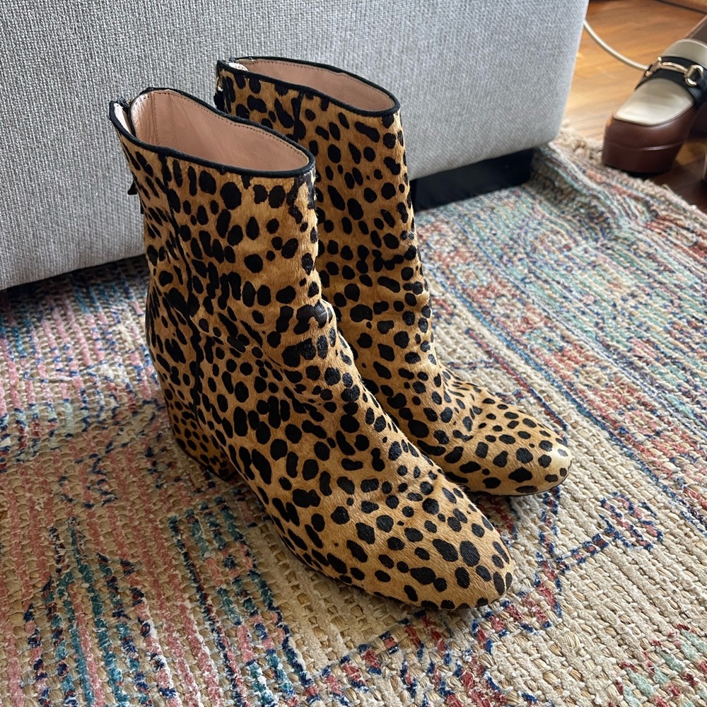 JCREW Cheetah Print Booties